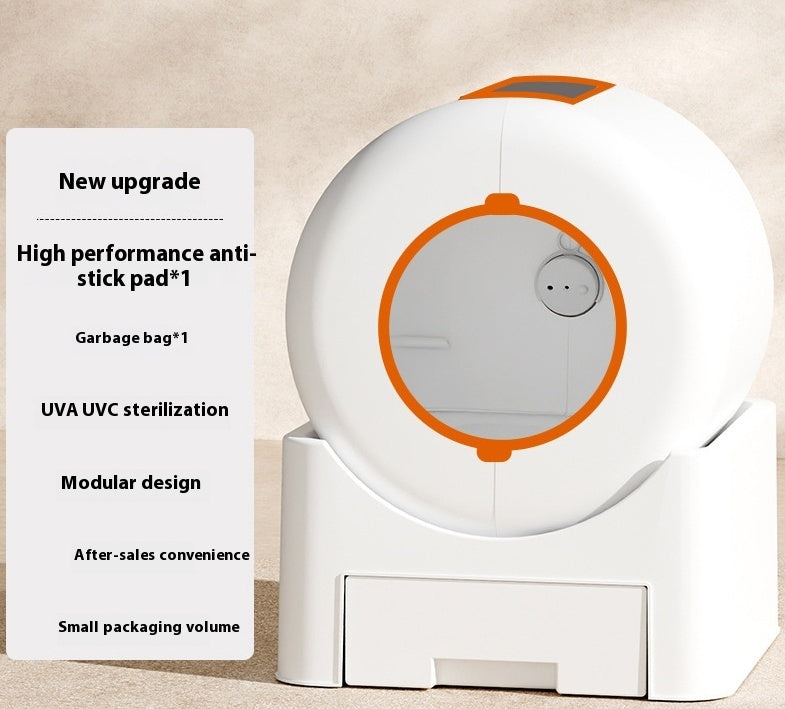 Smart Self-Cleaning Cat Litter Box – Automatic Odor Control